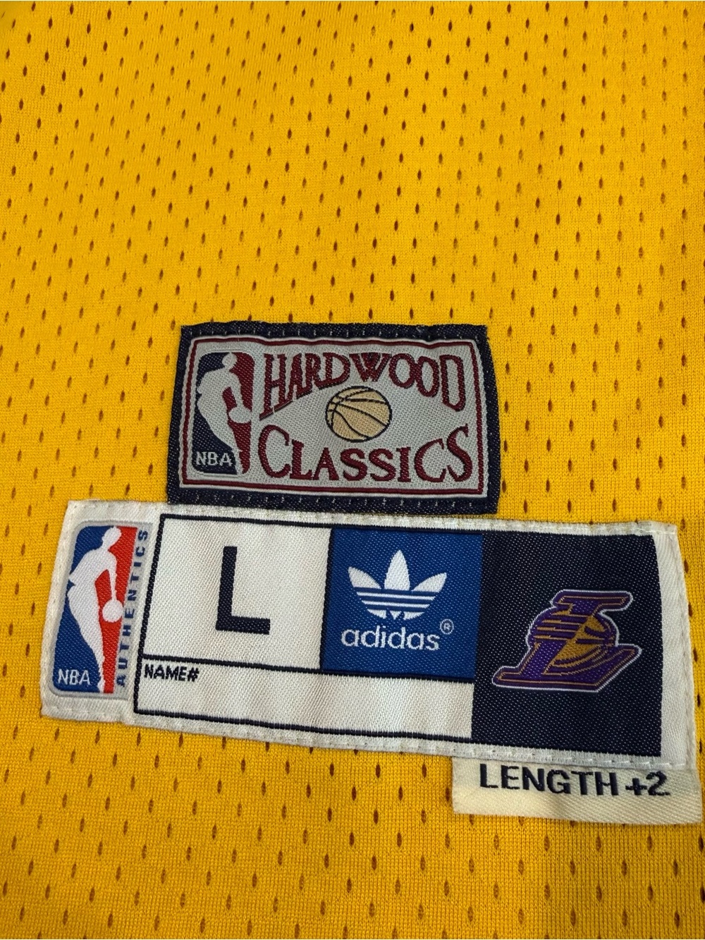 Adidas NBA Hardwood Classics Magic Johnson LA Lakers 32 Jersey Large - Picture 7 of 14